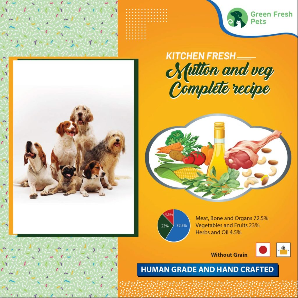 Mutton and Veg Complete Dog Food Without Grain